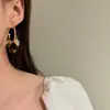 Pendientes de Aro con Borlas y Disco Geométrico de Moda y Sofisticados para Mujer, Estilo Nicho con Sentido del Diseño, Accesorios de Oreja a la Moda
