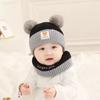 Bebê Menina Princesa Chapéu de Bebê Outono e Inverno Bonito Estilo Coreano Bebê Menino 0-12 Meses Lenço