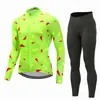 Roupas de Ciclismo Novas Transfronteiriças Traje de Manga Longa Roupa de Bicicleta Primavera e Outono Absorvente de Umidade Respirável Secagem Rápida Roupa Esportiva