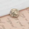 Botões Metálicos Retro Casaco Corta-vento Terno Botões Ponto Preto Dourado Óleo High-End Botões Decorativos Superiores de Perna Alta