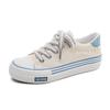 Zapatos de Lona con Espiga de Trigo para Mujer 2024 Nuevos Zapatos Joker de Verano Diseño con Sentido para Mujer Zapatos Blancos de Nicho Zapatos con Suela Negra