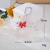 Pente Mini de Acetato Estilo Coreano Ins com Estampa de Leopardo Pingente Versátil Fofo Laço Coelho Decoração Pingente de Bolsa