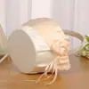 Cesta de flores para boda europea, accesorios de lazo, cesta de flores para novia de boda, cesta de flores portátil para boda, suministros para boda al por mayor