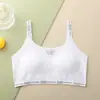 Ropa interior para niñas en etapa de desarrollo, brasieres para niñas, chalecos pequeños de primera y segunda etapa para primaria y secundaria, estilo delgado de seda de hielo