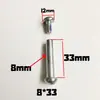 Ruedas de Maleta 6mm-8mm Remache Tornillo Dedicado Varilla de Unión Rueda de Estuche Reparación de Equipaje Remache de Reemplazo