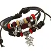 Pulsera antigua al por mayor de boutique joyería de cuero al por mayor Pulsera de piel de vaca Cupido joyería japonesa y coreana