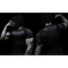 Serie de estilo gótico popular camiseta de compresión deportiva para hombre, camiseta de compresión de manga corta para fitness, ciclismo, running