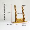 Soporte de espada de madera maciza al por mayor ruizhaoxiang soporte para espada soporte para armas soporte para cuchillos de sushi cuchillo de cocina soporte para exhibición de cuchillos de cocina soporte para flauta