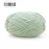Hilo de Hielo Pequeño Cálido y Lindo Hilo de Tira de Hielo para Crochet Manualidades DIY Muñecas, Bolsos, Posavasos, Mantas, Hilo de Grosor Medio