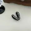Artefacto Fijo para Cola de Caballo Alta con Diamantes Completos en Forma de V de Sentido Avanzado de Nicho, Pequeño Tamaño para la Parte Posterior de la Cabeza, Pinza para el Cabello Anticolapso, Adorno para la Cabeza
