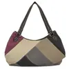 Bolso de hombro para mujer 2026 verano simple moda estilo coreano nuevo de moda patchwork colorblock gran capacidad bolso de axila