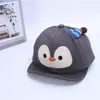 Boné de Baseball Macio com Aba de Desenho Raposa para Meninos e Meninas, Chapéu de Sol para Primavera e Verão, Boné de Bico de Pato Infantil Tendência