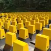 Pilares de Isolamento de Cimento, Pilares Anticolisão de Obra, Pilares de Isolamento de Concreto para Desvio de Tráfego, Bases de Barricada New Jersey
