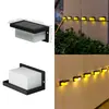 Nova lâmpada solar ao ar livre lâmpada de parede à prova d'água para casa pátio layout de jardim varanda quintal parede atmosfera decoração
