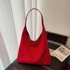 Bolso de pana suave retro para pan para mujer 2026 Nuevo popular de primavera Bolso de hombro de gran capacidad Bolso tipo cubo de moda
