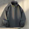 Abrigo Chaqueta Nuevo Estilo Otoño e Invierno Alta Densidad Cortavientos Impermeable Chaqueta de Montañismo Chaqueta Casual para Exteriores Hombre Ropa Exterior de Moda