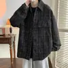 Chamarra casual tipo camisa estilo americano para hombre, moderna y elegante, con un toque de alta gama, marca de moda urbana, nueva camisa de otoño e invierno