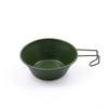 Olla antiadherente de acero inoxidable 304 para camping al aire libre del fabricante, olla de camping portátil multicolor ligera ennegrecida