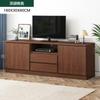 Armário de TV moderno simples pequeno apartamento alto Armário de TV sala de estar luz luxo quarto combinação armário de parede piso de madeira maciça