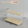 Estante de Almacenamiento de Escritorio Acrílico Estante de Almacenamiento de Cosméticos para Tocador Gabinete de Exhibición para Taza de Agua Doméstica, Taza de Té, Taza de Café