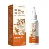 Gotas para Limpeza de Ouvido de Pet Cão Gato Remoção de Cera e Ácaros Bloqueio Produto de Lavagem de Ouvido Pet Solução de Cuidado
