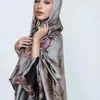 Bufanda Hijab Satinada Estampada para Mujer Africana Al por Mayor Al por Mayor