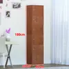Librero Estantería de Libros Cerrable Simple de Pie Moderno Simple Gabinete de Almacenamiento Combinación de Color Madera Maciza Gabinete de Rejilla Gabinete de Almacenamiento con Puerta