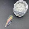Polvo de aurora para decoración de uñas nuevo de fábrica, nube de ópalo, brocado, polvo fino, camaleón polarizado, harina de espejo, decoraciones para uñas al por mayor
