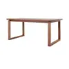 Mesa de Jantar Mobien, Mesa de Tronco, Bancada de Madeira Maciça, Mesa de Estudo para Casa, Conjunto de Mesa e Cadeira de Jantar em Madeira de Freixo Estudo
