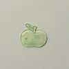 Nuevos Accesorios de Manzana con Estampado Grande de Color Transparente Pasador Hecho a Mano para Bricolaje Tocado Funda para Teléfono Móvil Pegatina para Zapatos con Agujero de Pegamento de Crema
