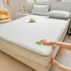 Jialiya Juego de Sábanas de Seda con Perlas Frescas para Primavera/Verano Juego de Tres Piezas Protector de Colchón Engrosado Compra de Regalo Venta al por Mayor