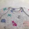 Mono de algodón estampado de manga larga para bebé, ropa para niña, abrigo base bonito, bolsa de comercio exterior, ropa de otoño 2024