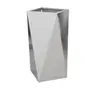 Caja de flores de acero inoxidable para exteriores combinación de soporte de flores de hierro cuenco de flores de metal valla de parterre móvil caja de plantación