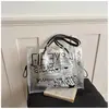 Bolsa Grande Transparente para Mujer 2026 Nueva Moda Tendencia Bolso de Mujer Verano Bolso Tote de Gran Capacidad Versátil Bolso de Hombro de Gelatina