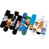 Calcetines de Moda para Hombres y Mujeres de Cuatro Estaciones Calcetines de Anime Calcetines de TV Calcetines de Anime Calcetines de Algodón Crayon Xiaoxin Dingdang Cat