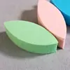 Esponja para Maquillaje Gruesa de Venta Caliente Transfronteriza, Esponja para Práctica de Pestañas Postizas, Esponja con Forma de Ojo, Esponja de Polvo en Forma de Hoja