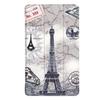 Funda de Cuero para acer b1-790 para Tableta acer B1-790 Funda Protectora Plegable en Tres Partes Trasera Pintada con Dibujos Animados