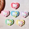 Nova Série Gatinho Brilhante Desenho Animado DIY Cola Creme Chaveiro Pingente Material Resina Acessórios Atacado