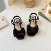 Zapatos para Niñas, Sandalias de Tacón Alto para Niños, Zapatos de Cuero de Princesa, Nuevo Estilo Verano 2026, Zapatos de Moda con Suela Suave para Bebés Niñas