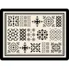 Tapete para Mesa de Comedor, Encimera, Cocina, Resistente a Manchas, Aislante Térmico, Diatomeas, Estilo Retro Europeo, Floral