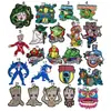 Parches de tela bordada capítulo bordado por computadora héroe de dibujos animados de anime Tortugas Ninja parche de decoración de vestido