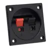 Wp2-7 Clip de Cableado Rojo y Negro Clip para Cable de Altavoz de Dos Posiciones Caja de Conexiones Caja Cuadrada de Plástico Apertura 49mm