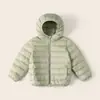 Chaqueta Ligera de Plumas para Niños y Niñas, Estilo Corto para Bebés y Niños Mayores, Ropa de Otoño e Invierno, Abrigo Estilo Coreano 2024