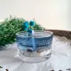 Isla de Jeju Color del Mar Concha Vela Aromática con Olor a Océano Fragancia Hola Isla de Jeju Gelatina Souvenir de Viaje Regalo
