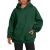 Comercio Exterior Transfronterizo Amazon Sudadera para Mujer Color Sólido Manga Caída con Capucha Fabricante Venta al por Mayor XS a 3XL Stock Disponible
