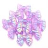 10 piezas/paquete de cuentas de acrílico transparente de gelatina de color arcoíris para pulseras DIY, accesorios para pulseras