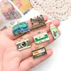Accesorios para Joyería DIY de Estilo Retro Nostálgico con un Ambiente de los 80 y 90: Bicicleta, Máquina de Coser, Cámara, Colgantes de Esmalte de Aleación
