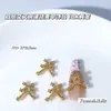 Nuevo Lujo Accesible Zircón Corazón Lazo Corona Pavo Real Cobre Incrustado Zircón DIY Manicura Bolsa para Presbicia Accesorios