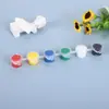 Conjunto de Pigmentos para Aquarela Acrílica 3ml Gypsum Kite 12 Cores Crianças Siamese Pintura DIY Grafite Pigmento Acrílico