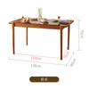 Home Cadeira de jantar de madeira maciça Nordic Casual Rattan encosto de meia-idade cadeira para hotel e restaurante braços empilháveis